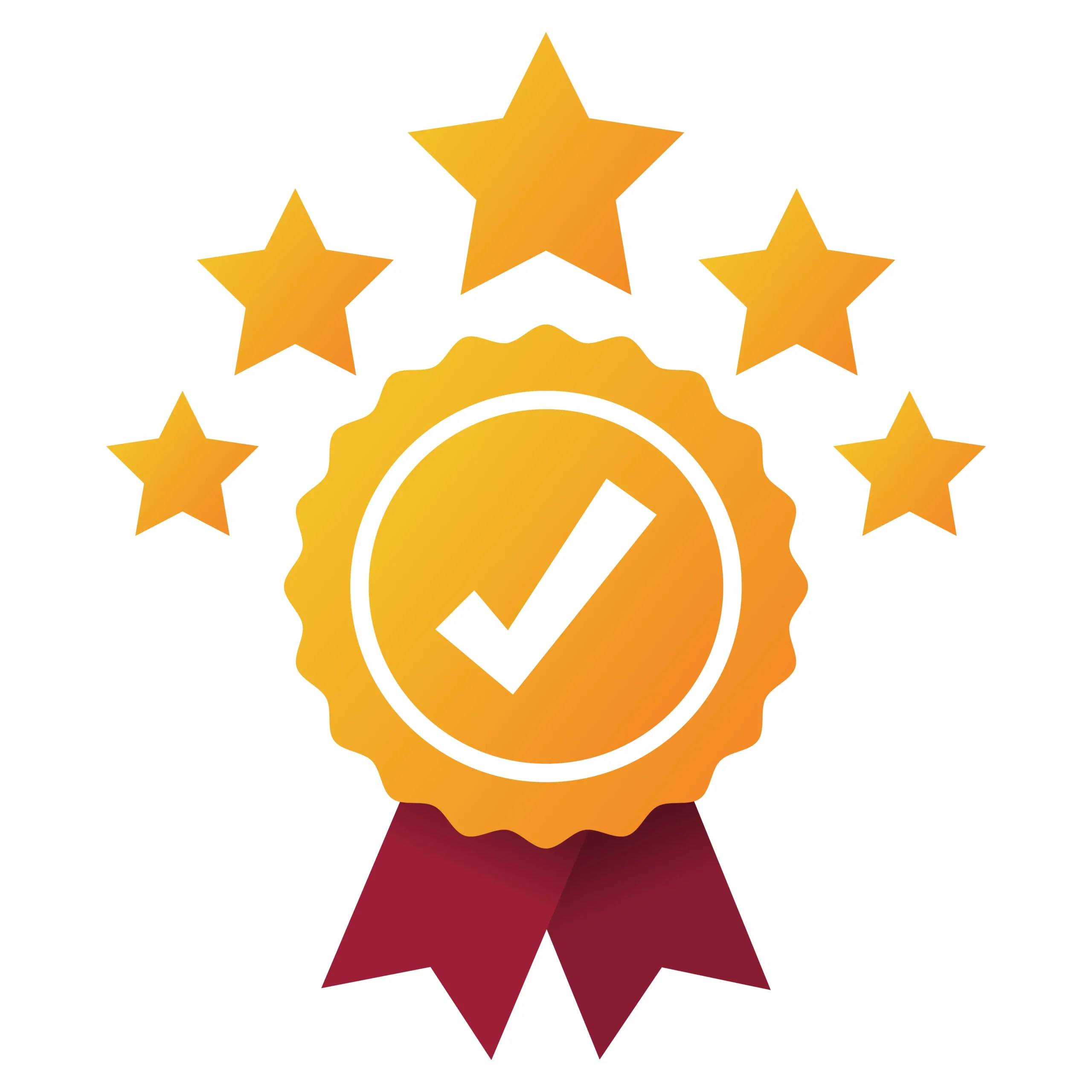 38720226 award ribbon check mark with stars gradient style 11zon